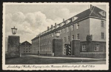 Landsberg (Warthe), Eingang zu den Kasernen Soldinerstrasse 3 Batl I.R. 50