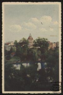 Landsberg (Warthe), Stadtpark mit Marienkirche