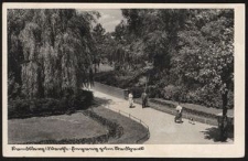 Landsberg/Warthe - Eingang zum Stadtpark