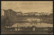 Landsberg a. Warthe - Partie im Kaiser-Wilhelm-Park