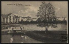 Landsberg a. d. Warthe. Partie im Kaiser Wilhelm-Park