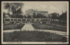 Landsberg a. d. Warthe : Rosengarten im Stadtpark