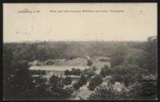 Landsberg a. W. : Blick nach dem Zanziner Wäldchen und Lawn-Tennisplatz