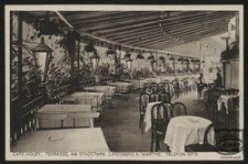 Café Voley, Terrasse, Am Stadtpark, Landsberg a. Warthe