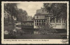 Landsberg/Warthe - Café Kabarett Voley - Terrasse am Stadtpark