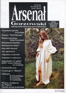 Arsenał Gorzowski; miesięcznik informacyjno-kulturalny 1995 nr 9(12)