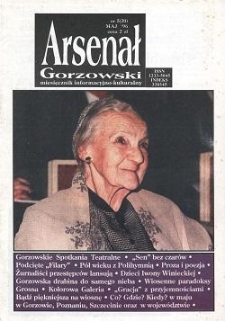 Arsenał Gorzowski; miesięcznik informacyjno-kulturalny 1996 nr 5 (20)