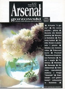 Arsenał Gorzowski; miesięcznik informacyjno-kulturalny 1995 nr 4(7)