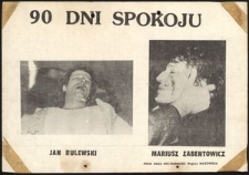 [Druk ulotny] 90 dni spokoju