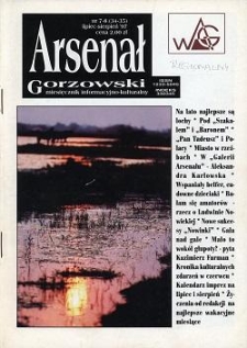 Arsenał Gorzowski; miesięcznik informacyjno-kulturalny 1997 nr 7-8(34-35)