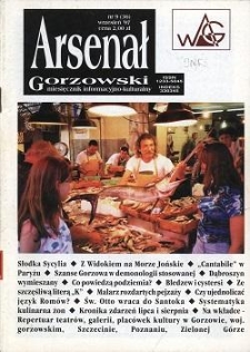 Arsenał Gorzowski; miesięcznik informacyjno-kulturalny 1997 nr 9(36)