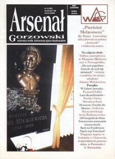 Arsenał Gorzowski; miesięcznik informacyjno-kulturalny 1998 nr 4(42)