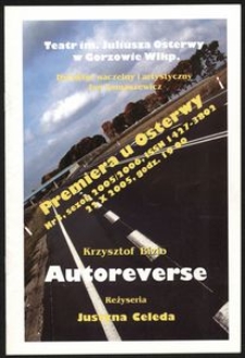 [Program teatralny] Krzysztof Bizio "Autoreverse"