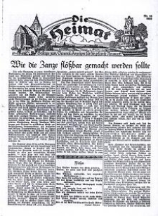 Die Heimat : Beilage zum General-Anzeiger f&uuml;r die gesamte Neumark, 1940, nr 10