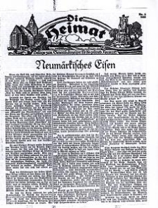 Die Heimat : Beilage zum General-Anzeiger f&uuml;r die gesamte Neumark, 1940, nr 3