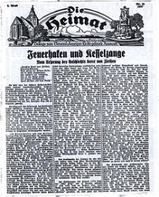 Die Heimat : Beilage zum General-Anzeiger f&uuml;r die gesamte Neumark, 1937, nr 15