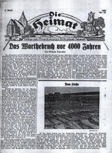 Die Heimat : Beilage zum General-Anzeiger f&uuml;r die gesamte Neumark, 1936, nr 20