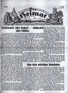 Die Heimat : Beilage zum General-Anzeiger f&uuml;r die gesamte Neumark, 1936, nr 14