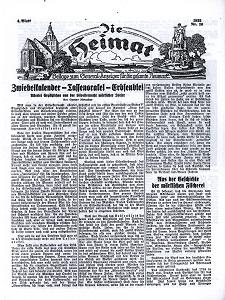 Die Heimat : Beilage zum General-Anzeiger f&uuml;r die gesamte Neumark, 1935, nr 26