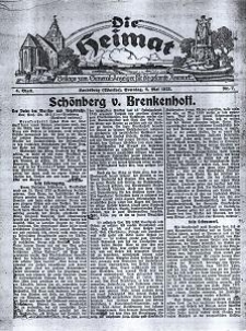 Die Heimat : Beilage zum General-Anzeiger f&uuml;r die gesamte Neumark, 1923, nr 7