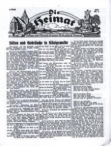 Die Heimat : Beilage zum General-Anzeiger f&uuml;r die gesamte Neumark, 1935, nr 8