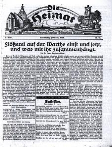 Die Heimat : Beilage zum General-Anzeiger f&uuml;r die gesamte Neumark, 1928, nr 10
