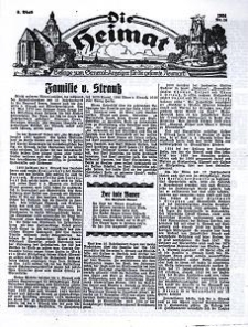 Die Heimat : Beilage zum General-Anzeiger f&uuml;r die gesamte Neumark, 1934, nr 14