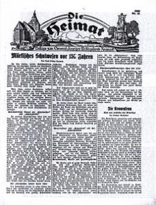 Die Heimat : Beilage zum General-Anzeiger f&uuml;r die gesamte Neumark, 1936, nr 15