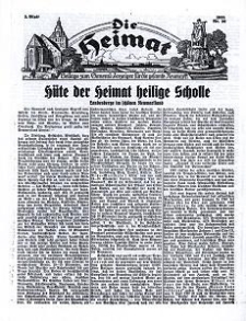 Die Heimat : Beilage zum General-Anzeiger f&uuml;r die gesamte Neumark, 1935, nr 20