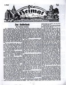 Die Heimat : Beilage zum General-Anzeiger f&uuml;r die gesamte Neumark, 1934, nr 3