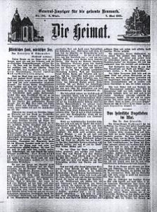 Die Heimat : General-Anzeiger f&uuml;r die gesamte Neumark, 1921, Nr. 105
