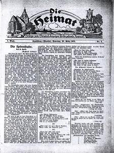 Die Heimat : Beilage zum General-Anzeiger f&uuml;r die gesamte Neumark, 1925, nr 5