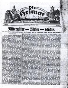 Die Heimat : Beilage zum General-Anzeiger f&uuml;r die gesamte Neumark, 1927, Nr. 16