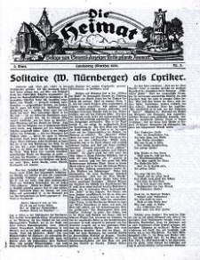 Die Heimat : Beilage zum General-Anzeiger f&uuml;r die gesamte Neumark, 1928, nr 5