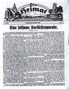 Die Heimat : Beilage zum General-Anzeiger f&uuml;r die gesamte Neumark, 1928, nr 2