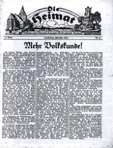 Die Heimat : Beilage zum General-Anzeiger f&uuml;r die gesamte Neumark, 1930, nr 6