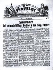 Die Heimat : Beilage zum General-Anzeiger f&uuml;r die gesamte Neumark, 1932, nr 12