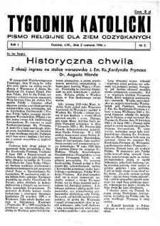 Tygodnik Katolicki 1946, nr 3