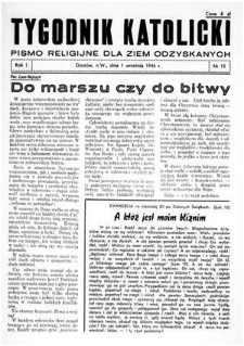 Tygodnik Katolicki 1946, nr 15