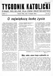 Tygodnik Katolicki 1946, nr 26