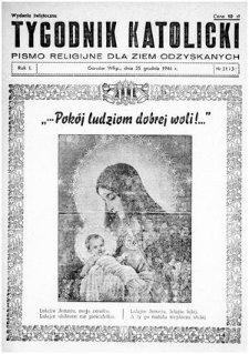 Tygodnik Katolicki 1946, nr 31