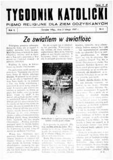 Tygodnik Katolicki 1947, nr 4