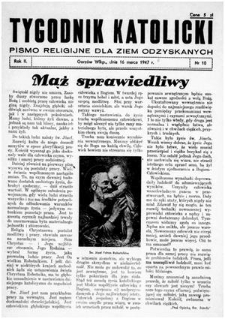 Tygodnik Katolicki 1947, nr 10