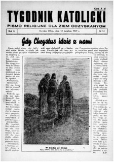 Tygodnik Katolicki 1947, nr 14