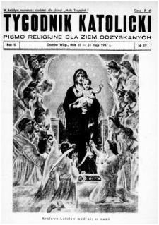 Tygodnik Katolicki 1947, nr 19