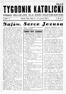Tygodnik Katolicki 1947, nr 23