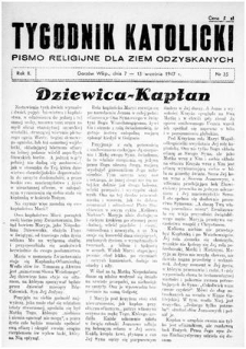 Tygodnik Katolicki 1947, nr 35