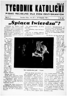 Tygodnik Katolicki 1947, nr 46