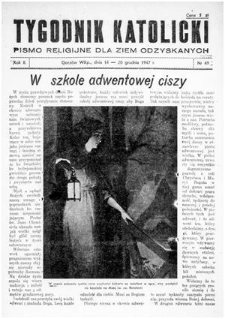 Tygodnik Katolicki 1947, nr 49