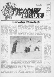 Tygodnik Katolicki 1948, nr 4